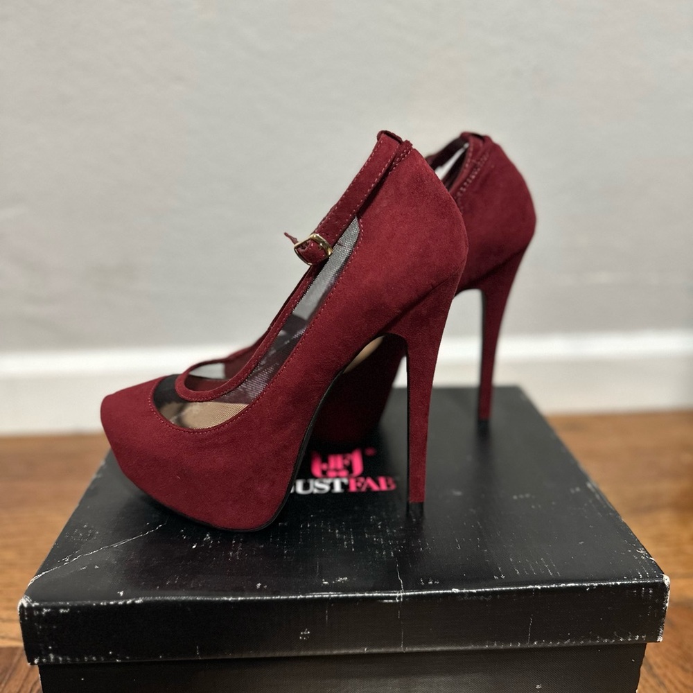 Maroon Heel Shoes